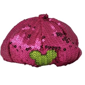 Disney pink sequins hat Mickey Mouse youth